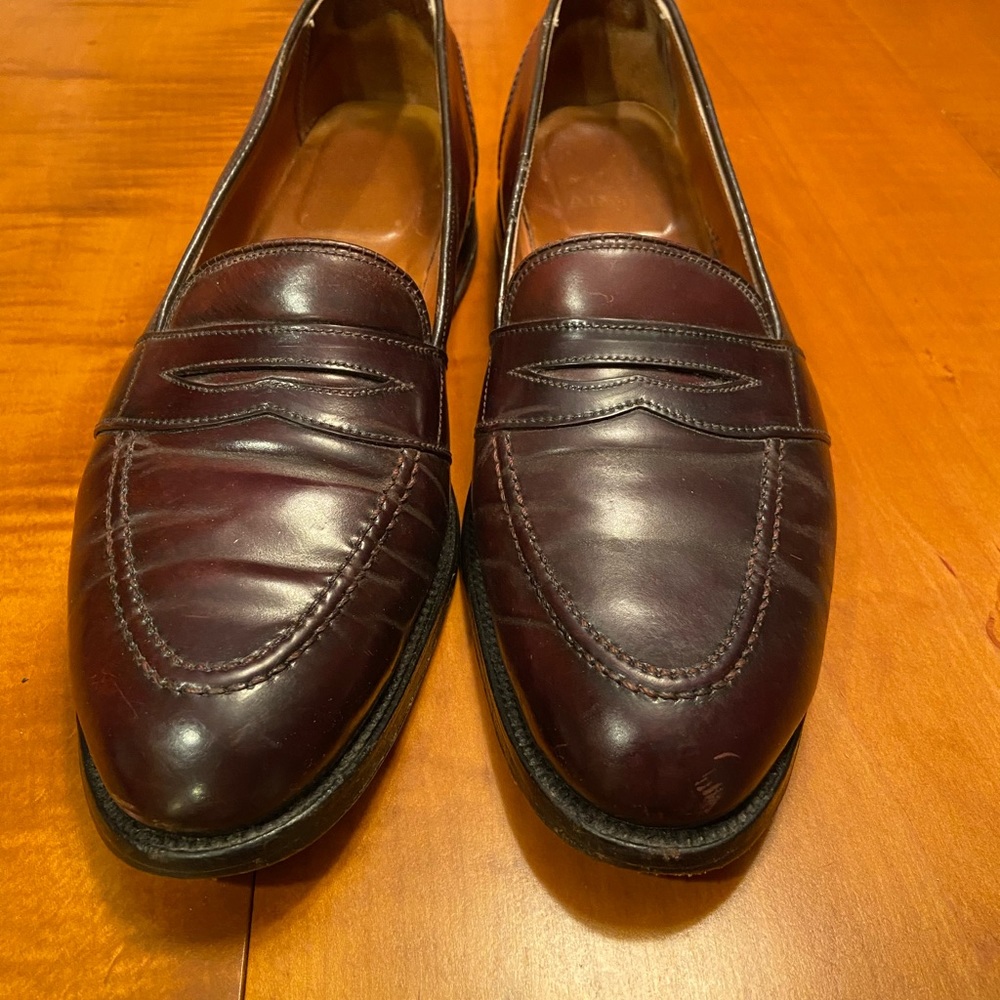 Alden men’s Full Strap Slip on loafer